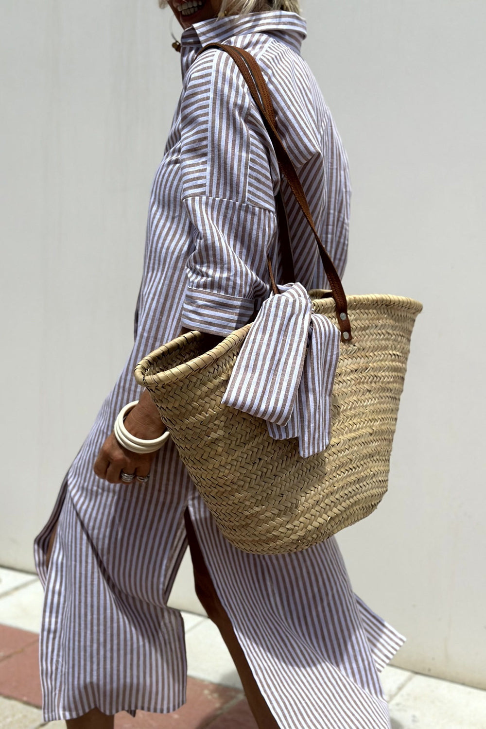 Sophia™ | Everyday Striped Shirt Dress