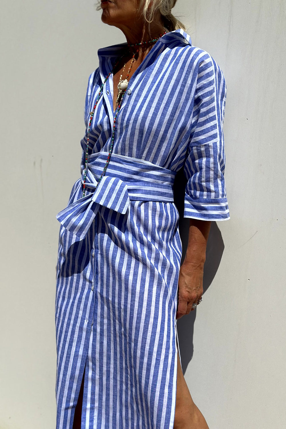 Sophia™ | Everyday Striped Shirt Dress