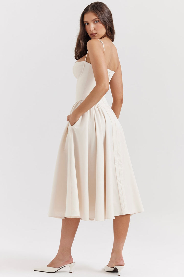 Marvelle™ | Corset Midi Dress