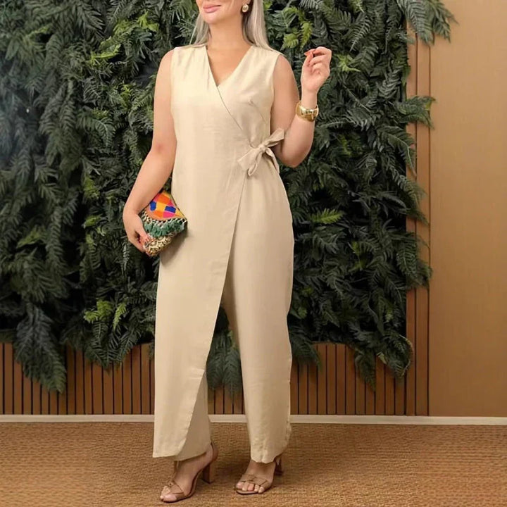 Lilianna | Stylish Wrap Jumpsuit – Effortless Class